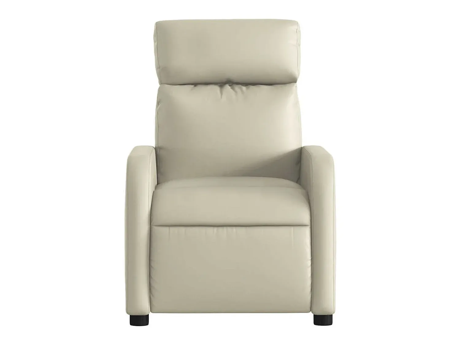 Poltrona* Poltrona reclinável couro artificial cor SHL177316 Creme