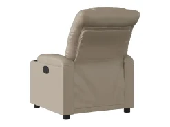 Poltrona* Poltrona reclinável couro artificial cor cappuccino SHL310346 Castanho