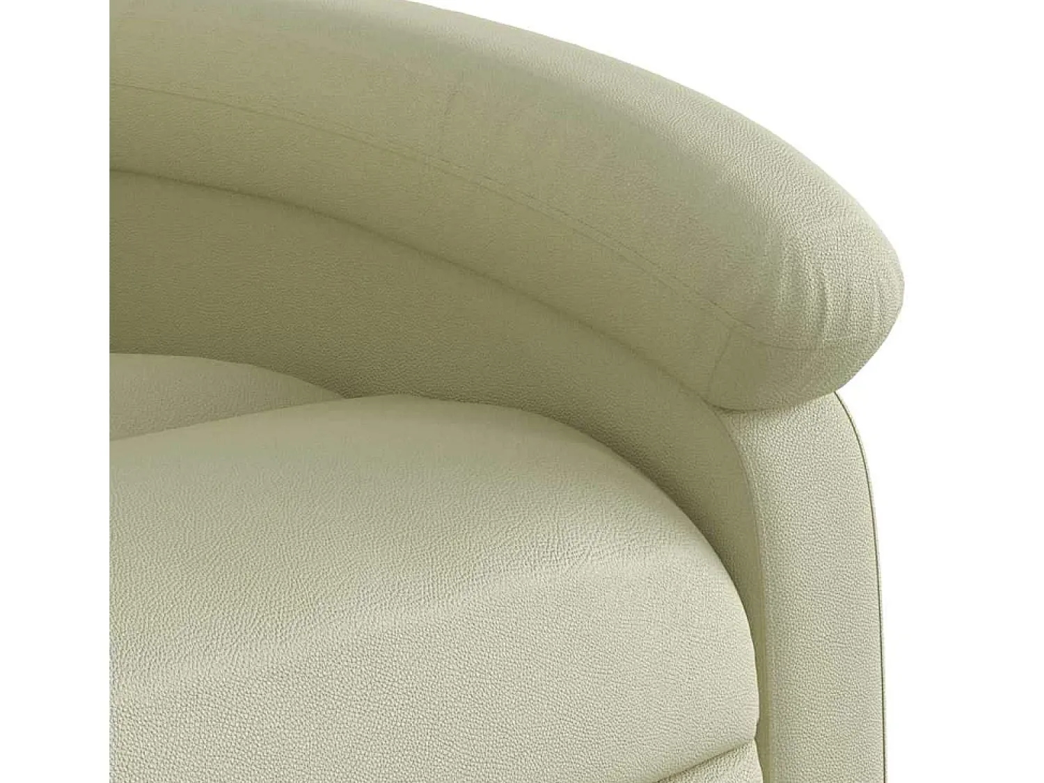 Poltrona| Poltrona reclinável couro genuíno cor SHL27584 Creme
