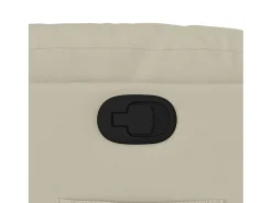 Poltrona* Poltrona reclinável couro artificial cor SHL34406 Creme