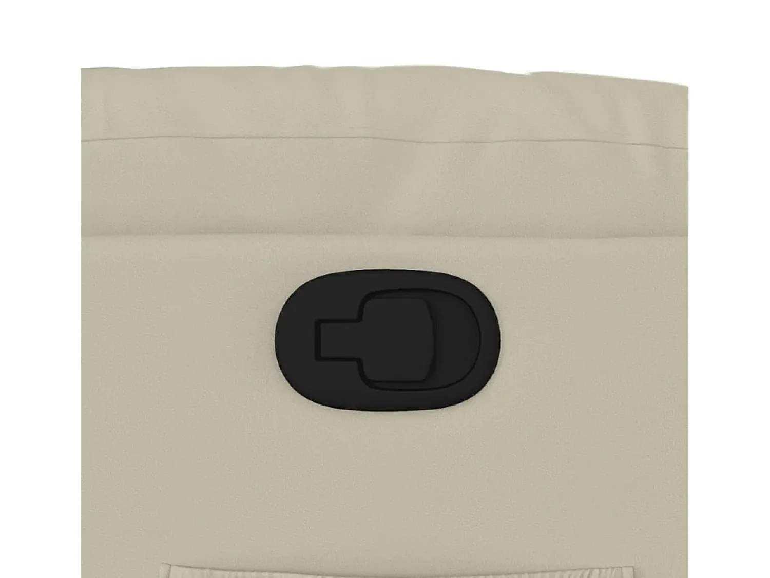 Poltrona* Poltrona reclinável couro artificial cor SHL34406 Creme