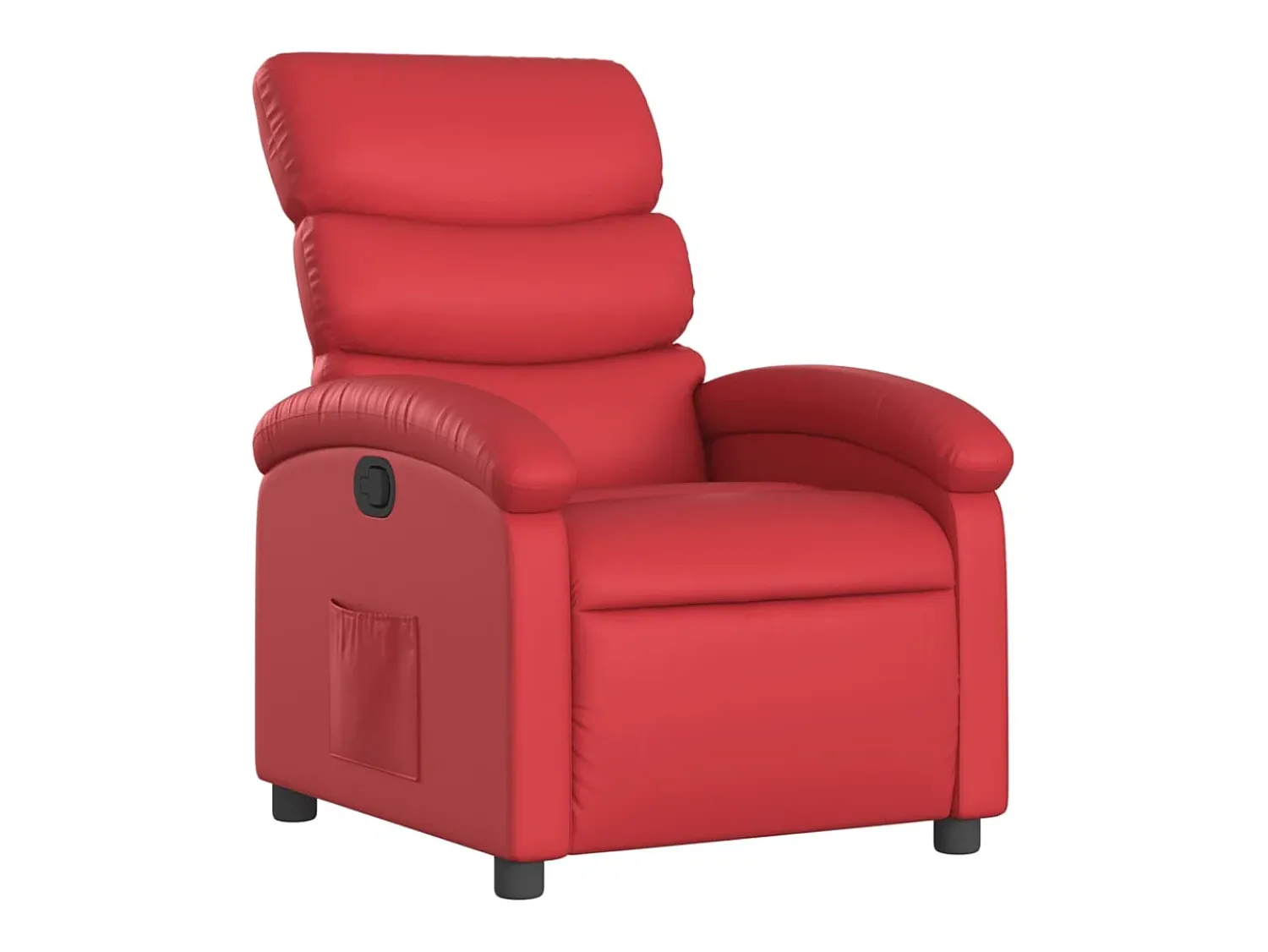 Poltrona* Poltrona reclinável couro artificial PT753264 Vermelho