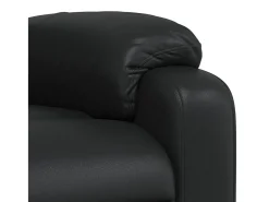 Poltrona*vidaxl Poltrona reclinável couro artificial Preto