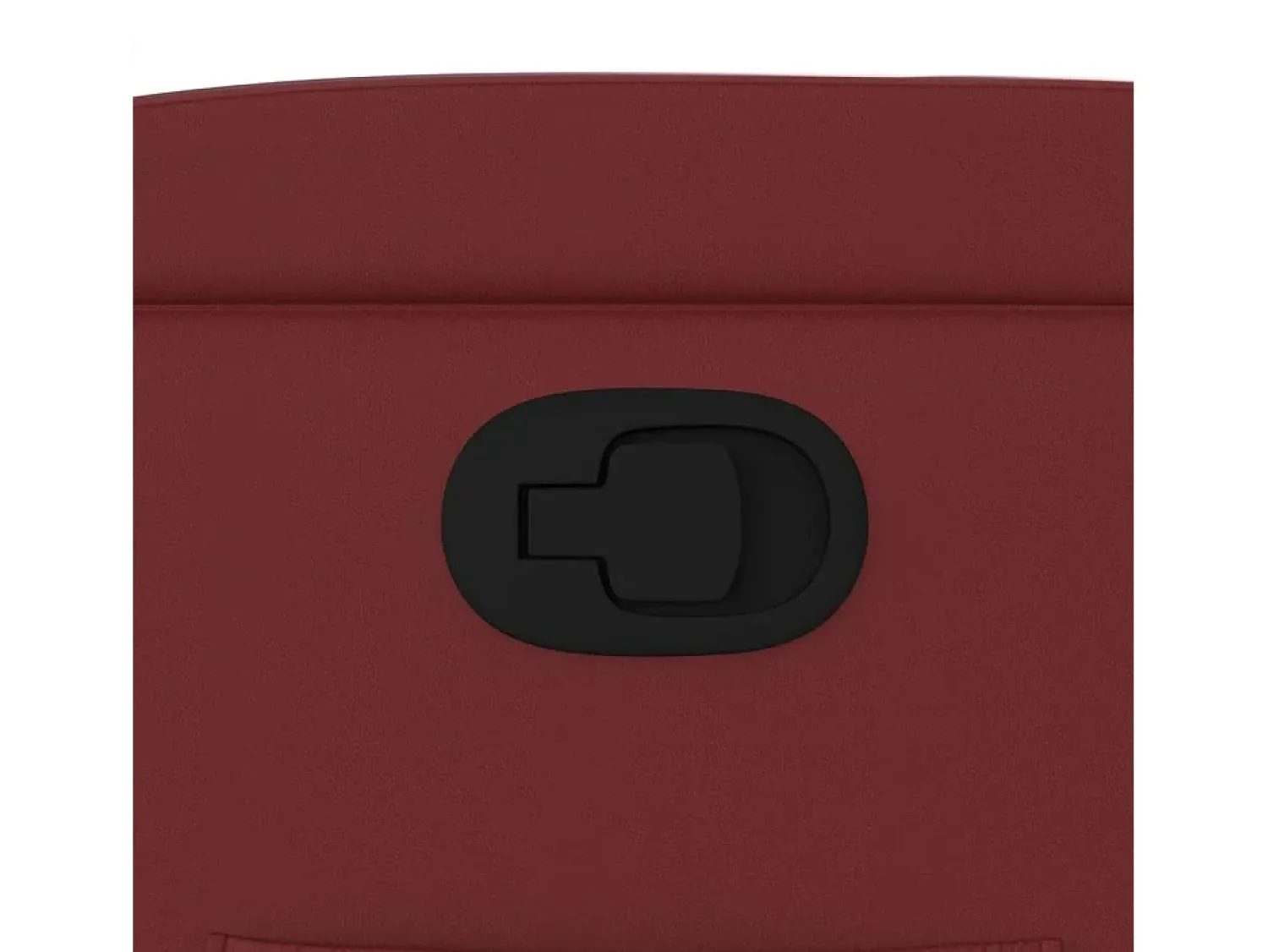 Poltrona| Poltrona reclinável couro artificial tinto SHL293660 Vermelho