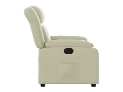 Poltrona| Poltrona reclinável couro artificial cor SHL906744 Creme