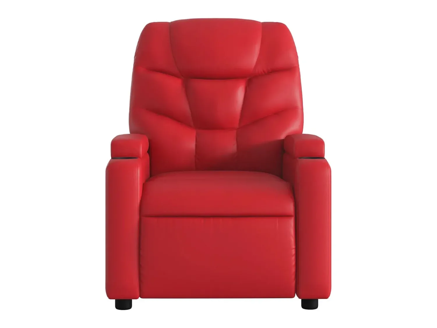 Discount Poltrona reclinável couro artificial PT984187 Vermelho