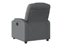 Poltrona* Poltrona reclinável couro artificial PT528033 Cinzento