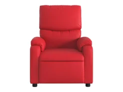 Poltrona* Poltrona reclinável couro artificial SHL384242 Vermelho