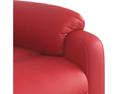 Poltrona* Poltrona reclinável couro artificial SHL384242 Vermelho