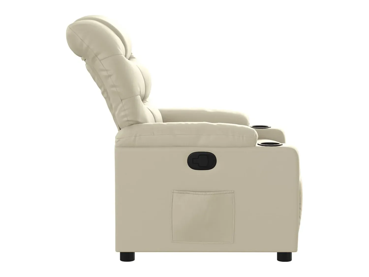 Poltrona| Poltrona reclinável couro artificial cor SHL292080 Creme
