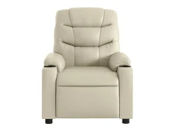 Poltrona| Poltrona reclinável couro artificial cor SHL292080 Creme