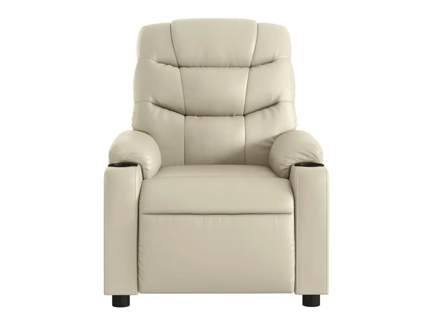 Poltrona| Poltrona reclinável couro artificial cor SHL292080 Creme