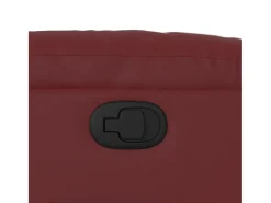 vidaxl Poltrona reclinável couro artificial tinto^ Poltrona