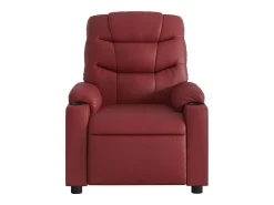 vidaxl Poltrona reclinável couro artificial tinto^ Poltrona