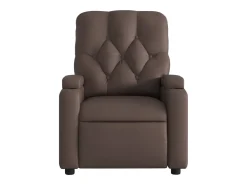 Poltrona reclinável couro artificial SHL1538^ Poltrona