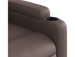 Poltrona reclinável couro artificial SHL1538^ Poltrona