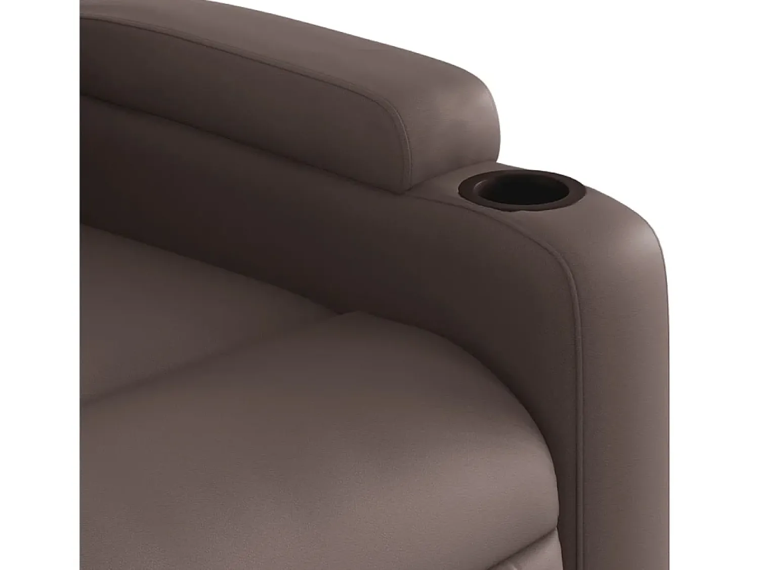 Poltrona reclinável couro artificial SHL1538^ Poltrona
