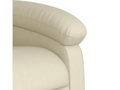 vidaxl Poltrona reclinável couro artificial cor^ Poltrona