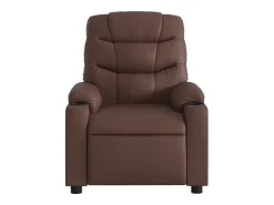 Poltrona| Poltrona reclinável couro artificial SHL184928 Castanho