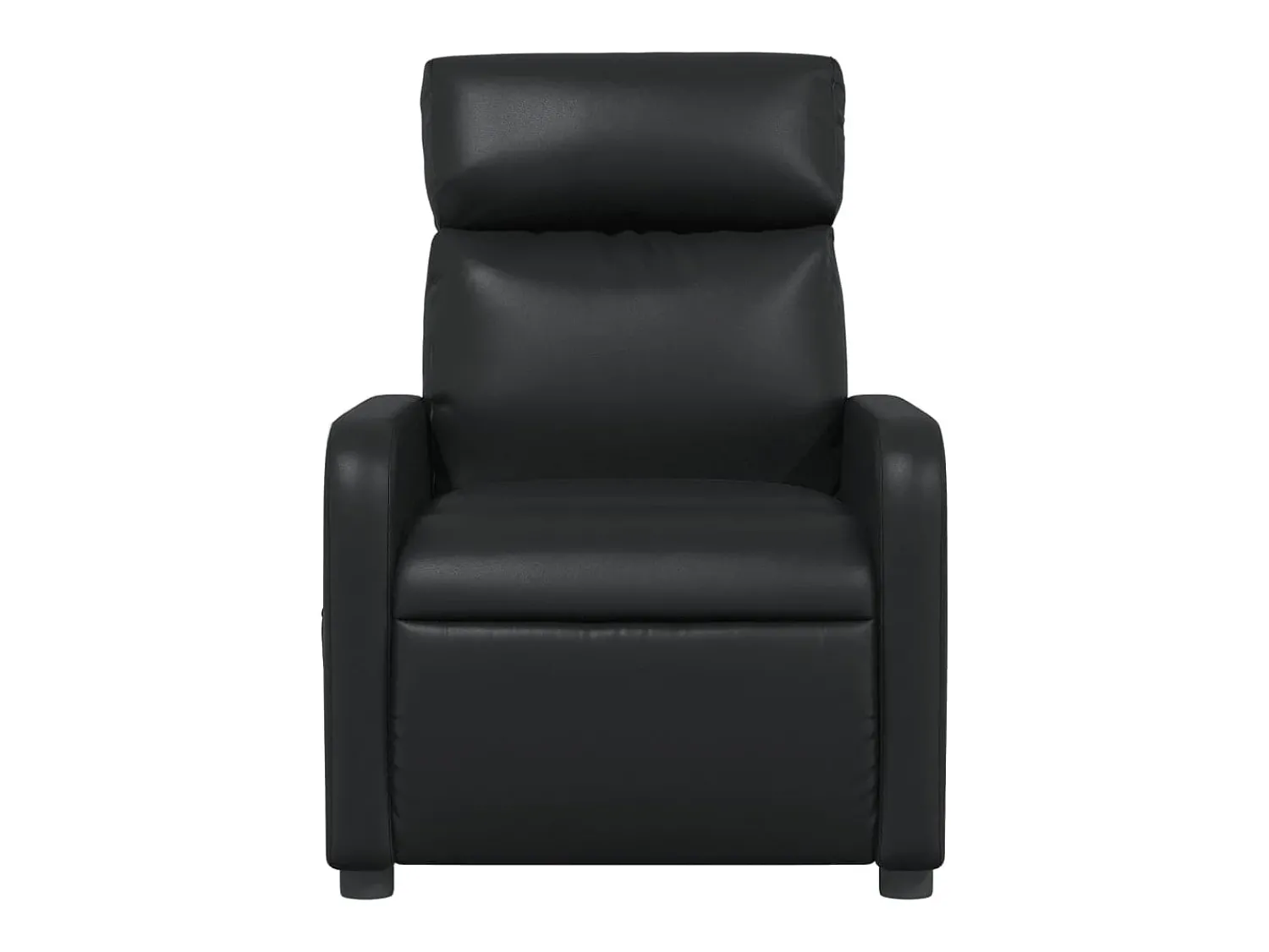 vidaxl Poltrona reclinável couro artificial^ Poltrona