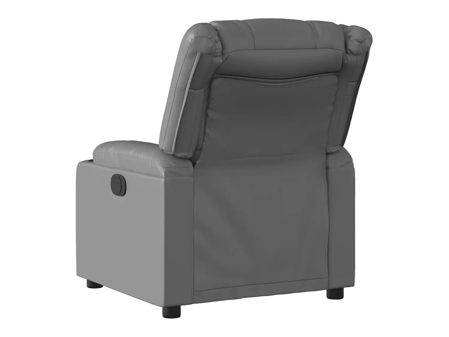 Poltrona| Poltrona reclinável couro artificial SHL548161 Cinzento