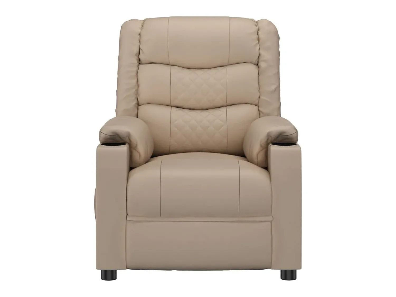 Best Poltrona reclinável couro artificial cor cappuccino SHL864790 Castanho