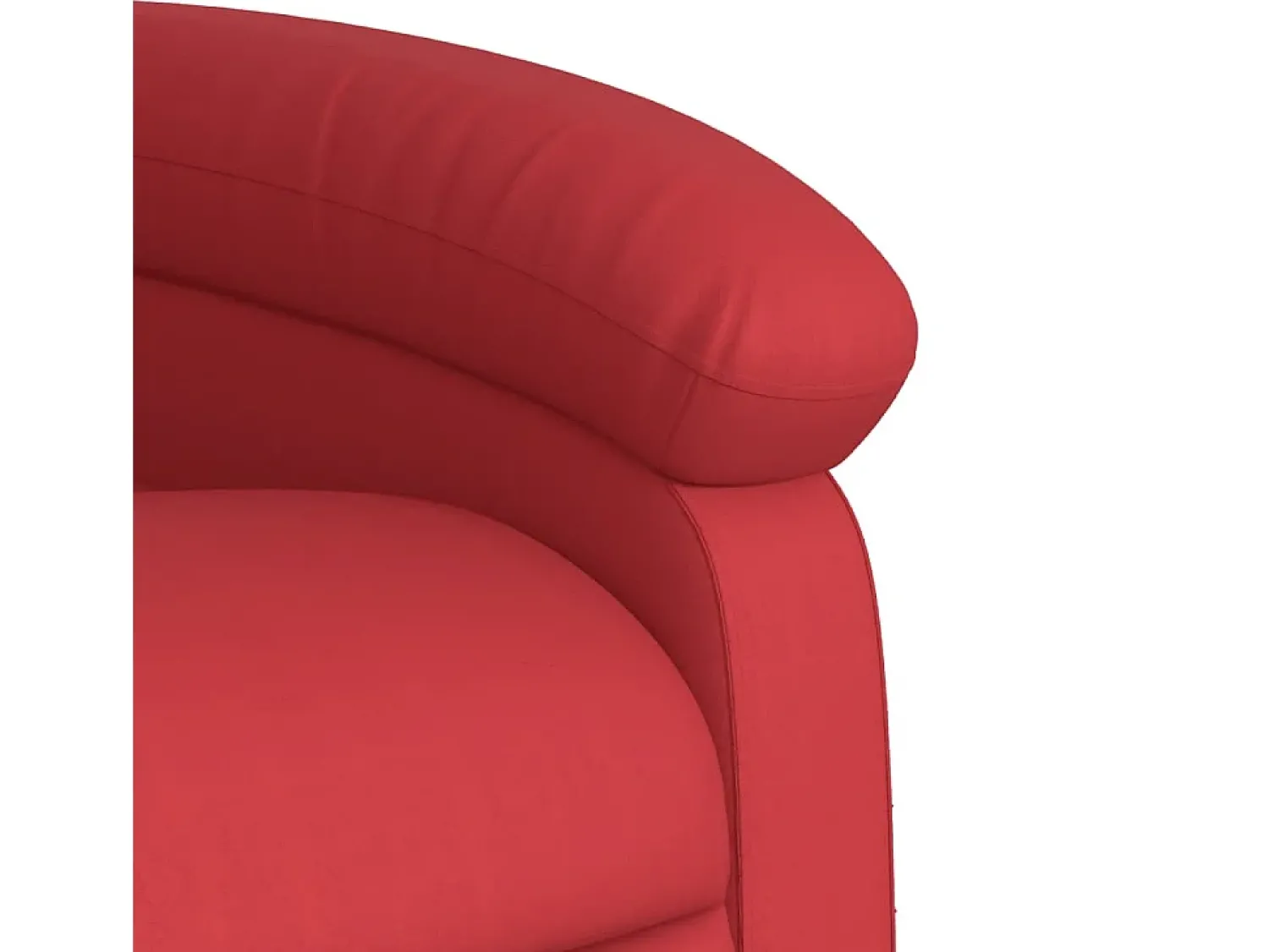 Poltrona|vidaxl Poltrona reclinável couro artificial Vermelho