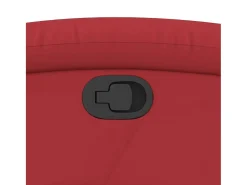 Poltrona|vidaxl Poltrona reclinável couro artificial Vermelho