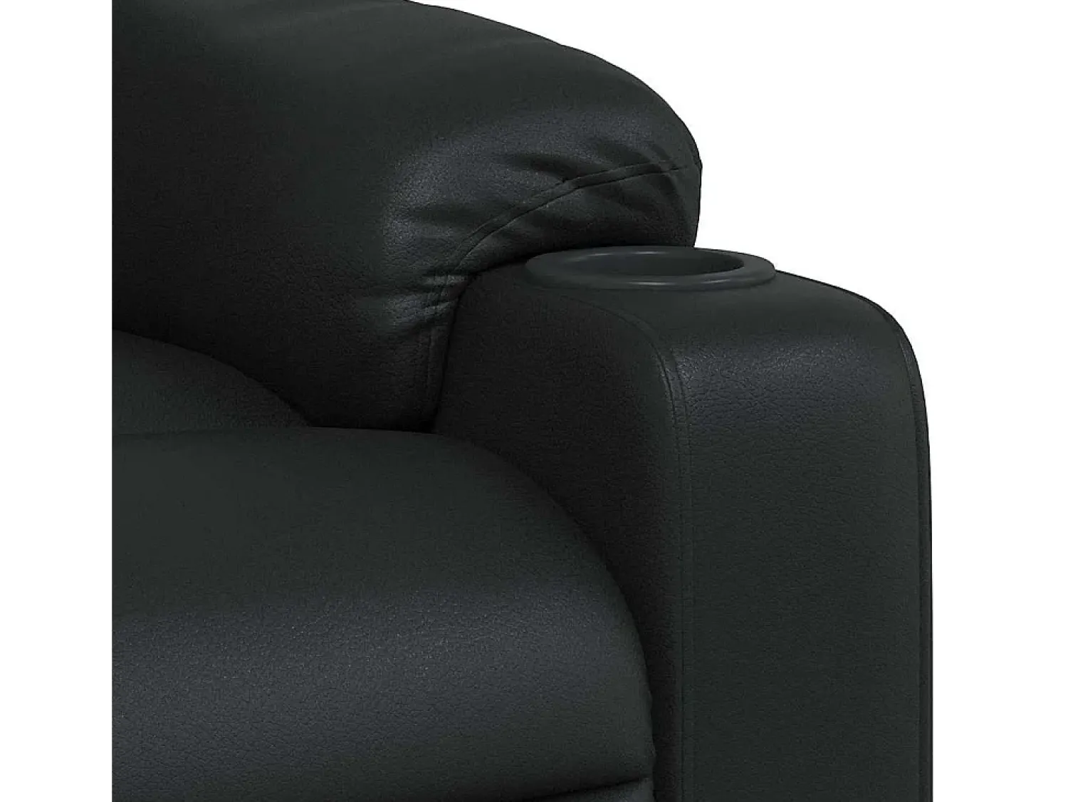 Poltrona* Poltrona reclinável couro artificial SHL956337 Preto