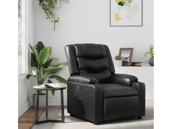 Poltrona* Poltrona reclinável couro artificial SHL956337 Preto