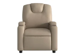 Poltrona* Poltrona reclinável couro artificial cor cappuccino SHL382780 Castanho