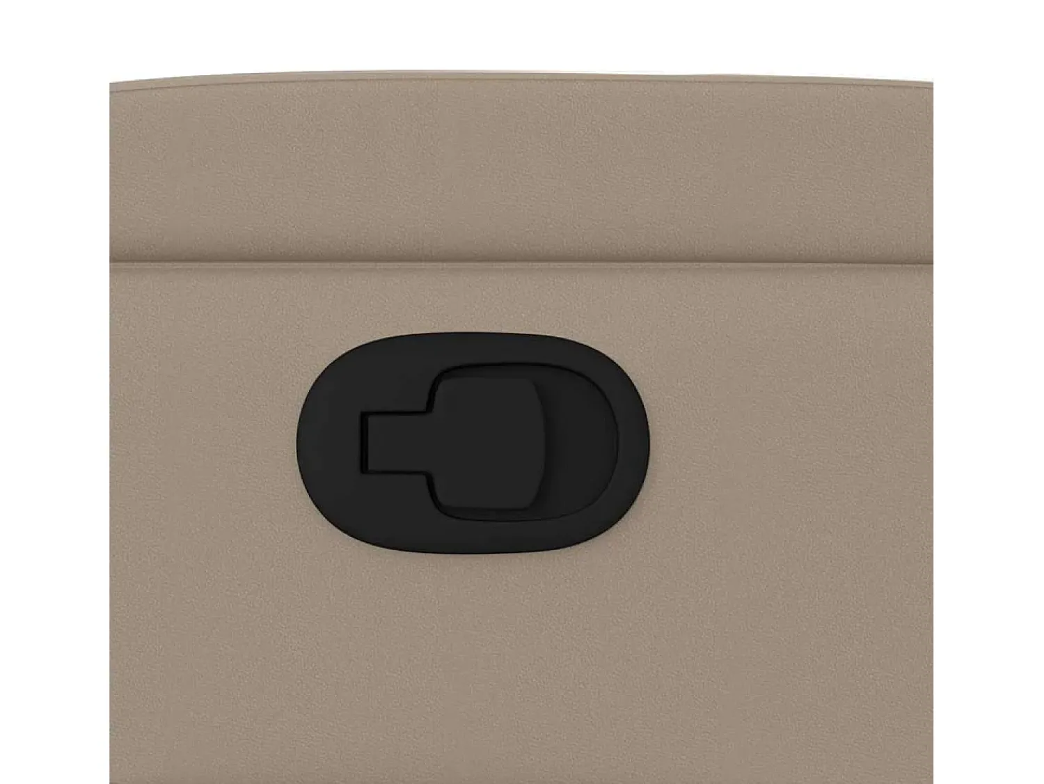 Poltrona* Poltrona reclinável couro artificial cor cappuccino SHL382780 Castanho