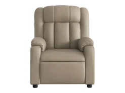 Poltrona* Poltrona reclinável couro artificial cor cappuccino SHL439000 Castanho