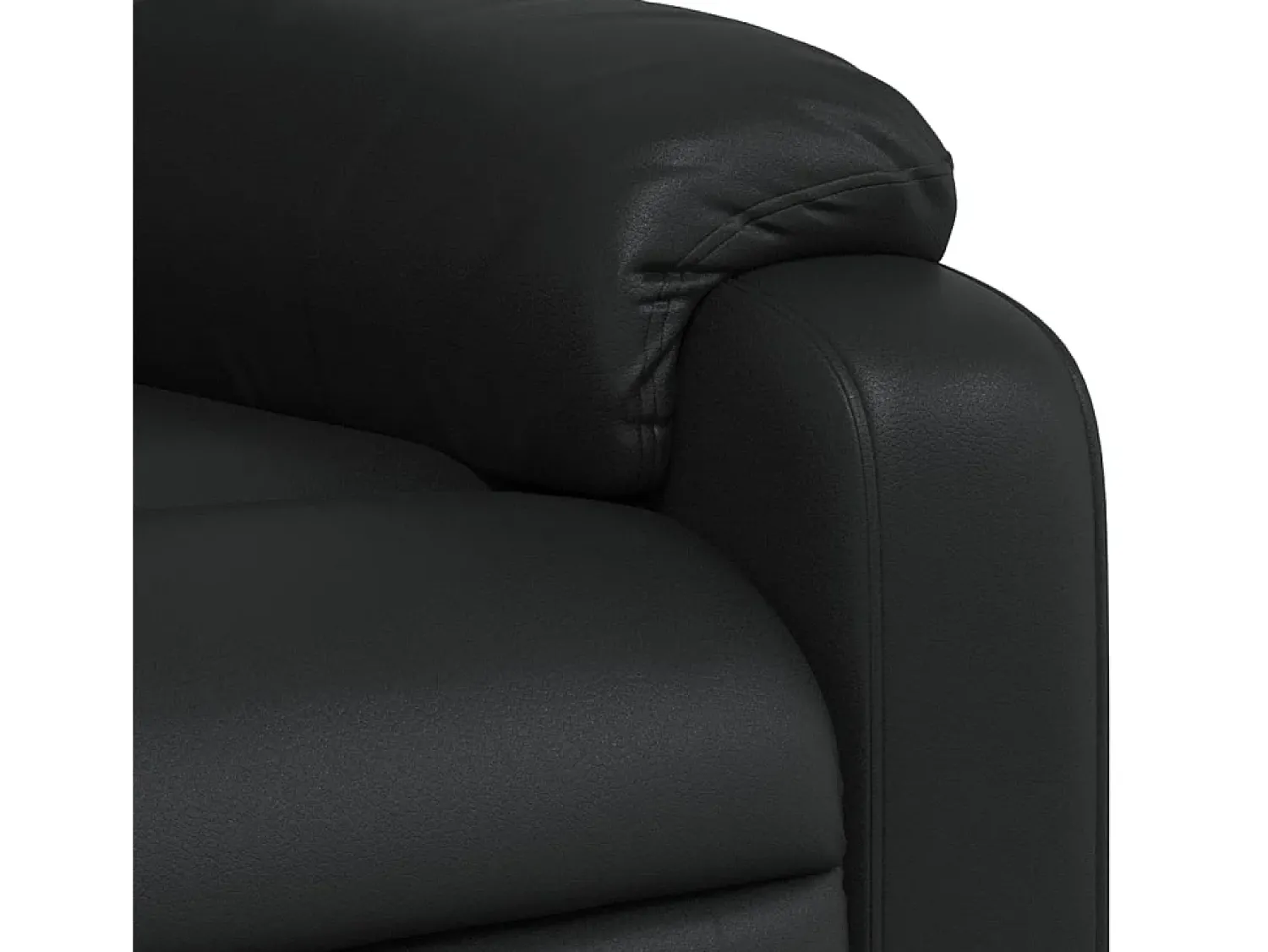 Poltrona| Poltrona reclinável couro artificial SHL763246 Preto