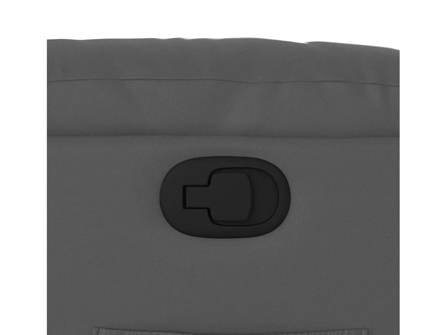 Poltrona|vidaxl Poltrona reclinável couro artificial Cinzento