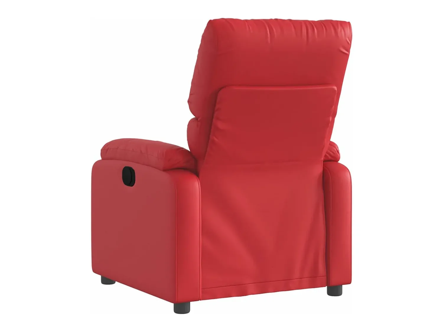 New Poltrona reclinável couro artificial PT935275 Vermelho