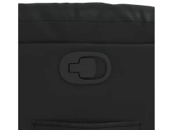 Poltrona|vidaxl Poltrona reclinável couro artificial Preto