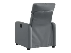 New Poltrona reclinável couro artificial SHL660431 Cinzento