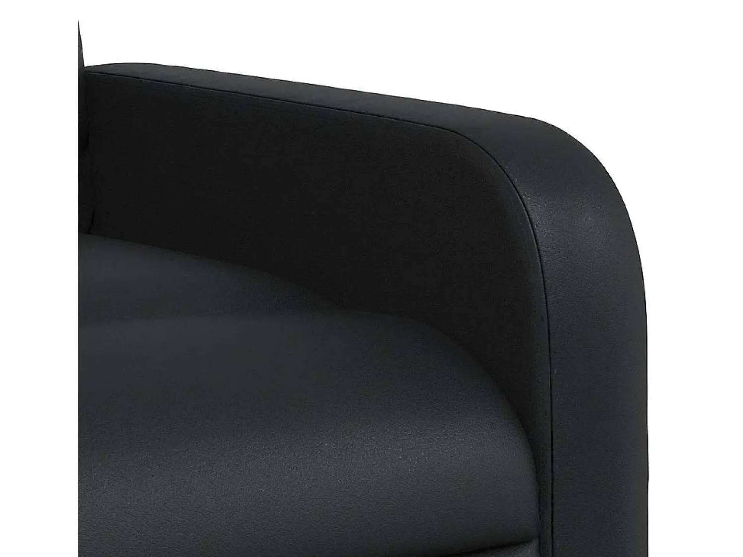 Poltrona* Poltrona reclinável couro artificial SHL621326 Preto