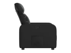 Poltrona* Poltrona reclinável couro artificial SHL621326 Preto