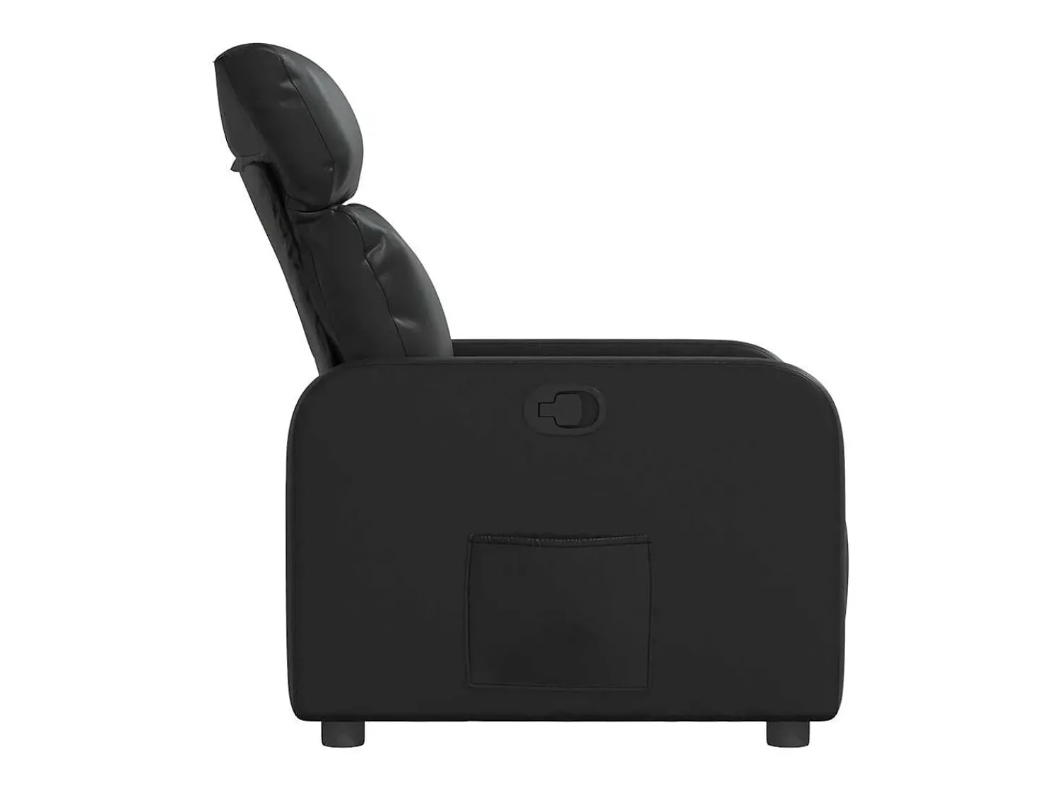 Poltrona* Poltrona reclinável couro artificial SHL621326 Preto