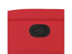 Clearance Poltrona reclinável couro artificial SHL100304 Vermelho