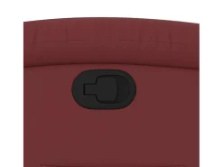 Poltrona* Poltrona reclinável couro artificial tinto SHL797727 Vermelho