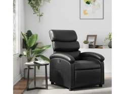 Poltrona reclinável couro artificial SHL768266^ Poltrona