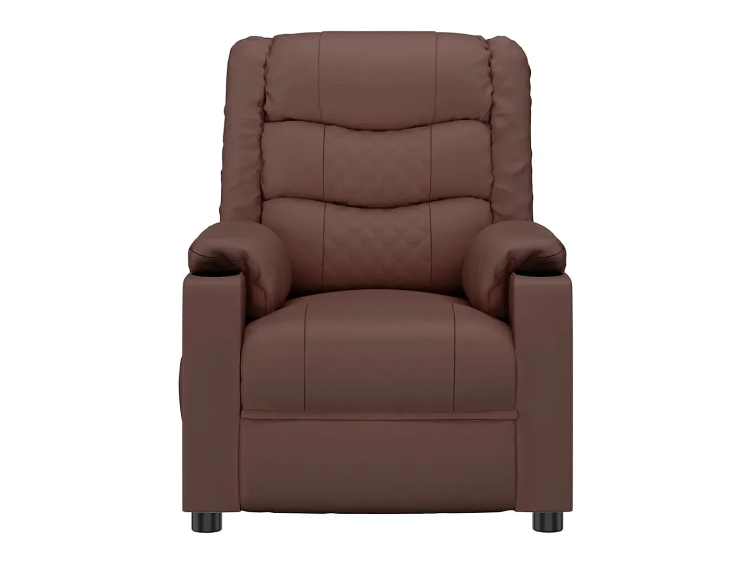 Poltrona| Poltrona reclinável couro artificial SHL923404 Castanho
