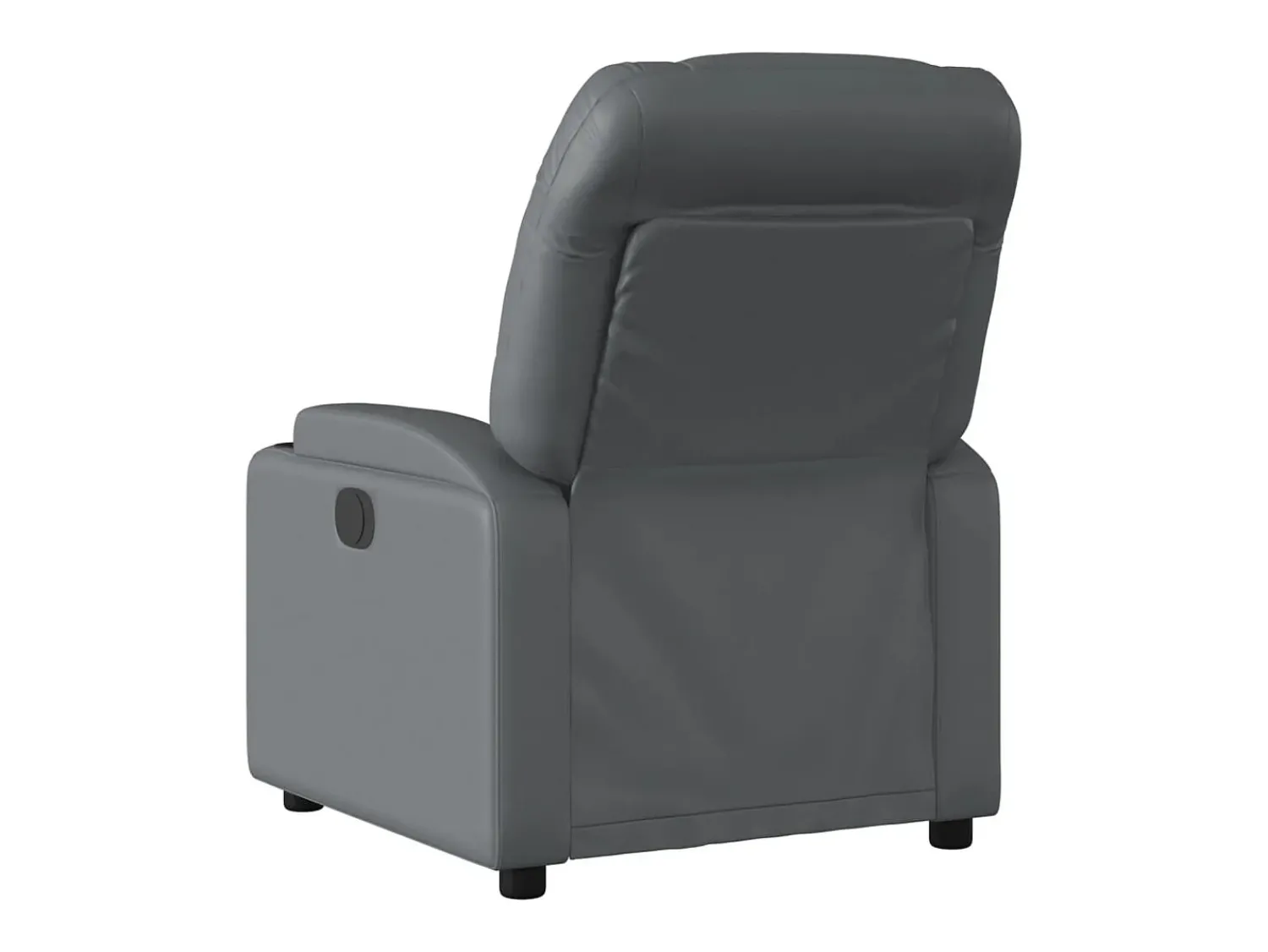 New Poltrona reclinável couro artificial SHL336956 Cinzento