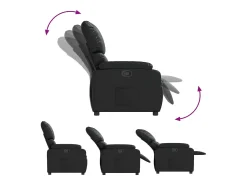 Poltrona* Poltrona reclinável couro artificial SHL589513 Preto