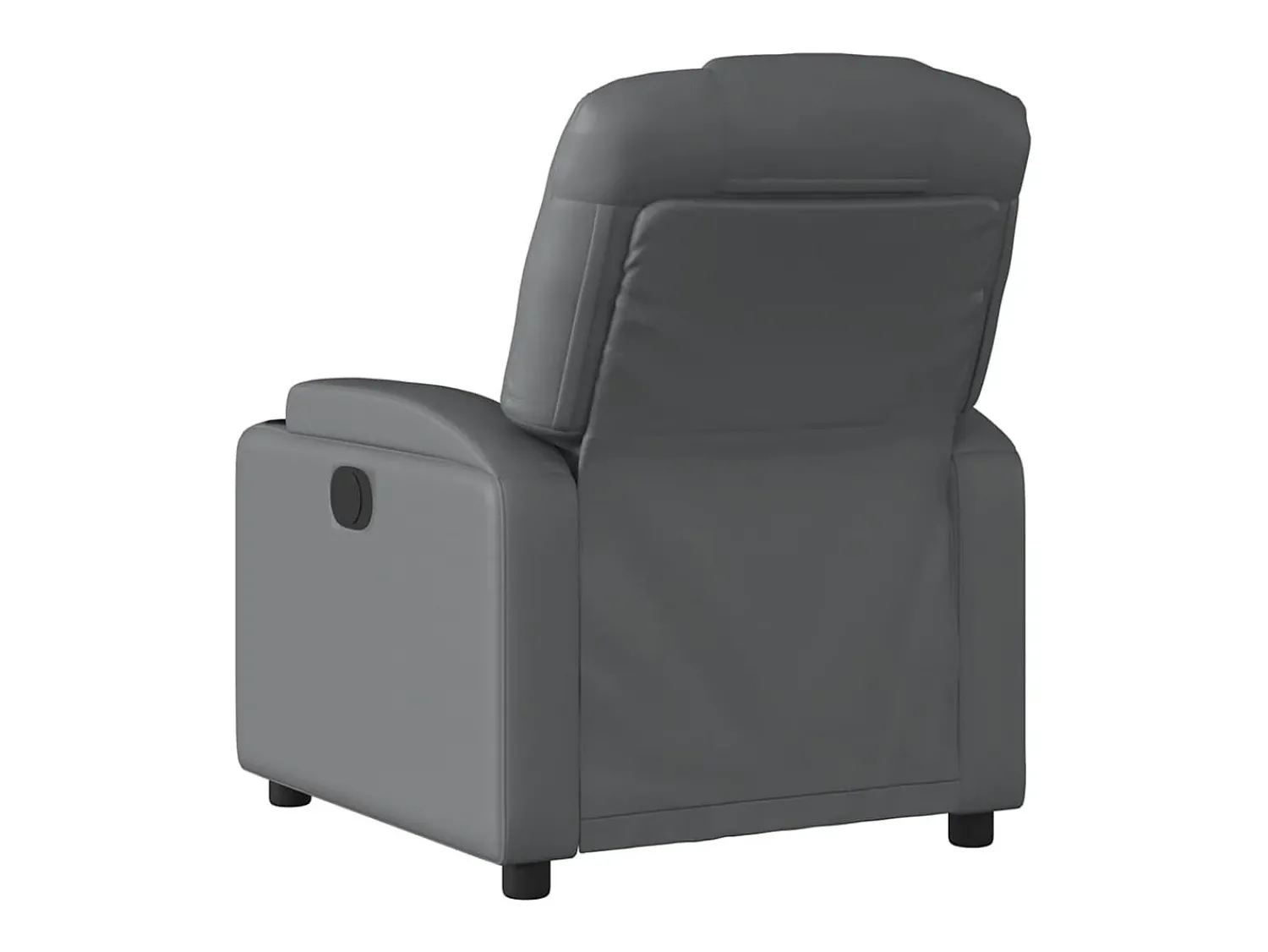 Poltrona* Poltrona reclinável couro artificial SHL183737 Cinzento
