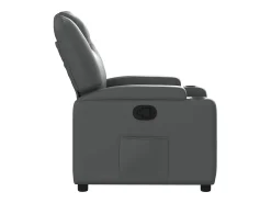 Poltrona* Poltrona reclinável couro artificial SHL183737 Cinzento