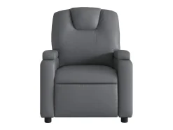 Poltrona* Poltrona reclinável couro artificial SHL183737 Cinzento